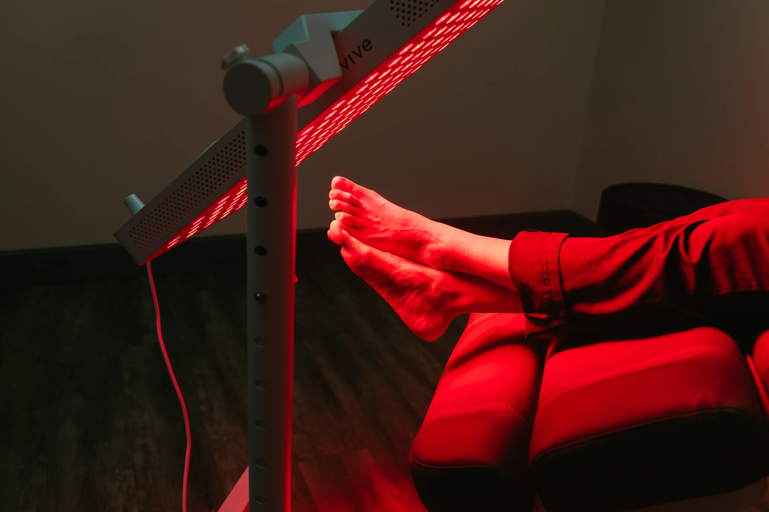 red vive light therapy at our podiatry office